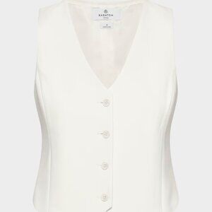 Aritzia DENIRO VEST NWT SIZE 4 Light Birch
